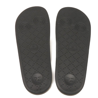 Gucci Sandals 522023 Supreme Canvas (Polyurethane Coating) X Calf Leather X Rubber Turquoise Sega
