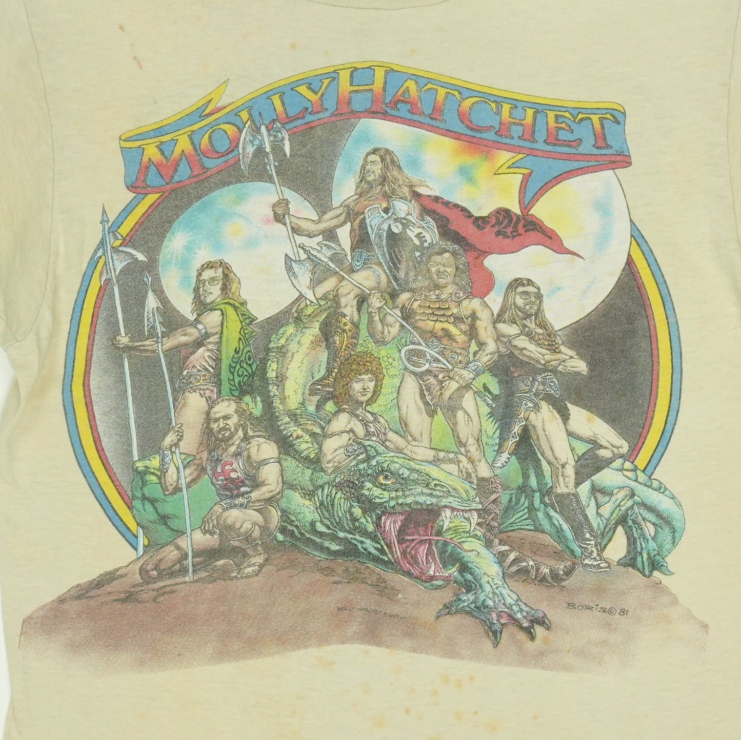 1982 Molly Hatchet Take No Prisoners Tour Shirt