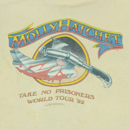 1982 Molly Hatchet Take No Prisoners Tour Shirt