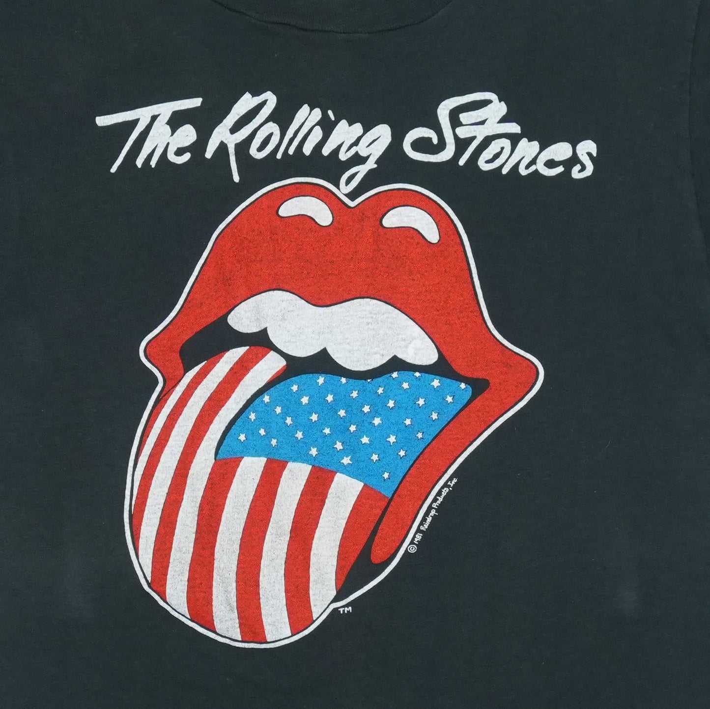1981 Rolling Stones North American Tour Shirt