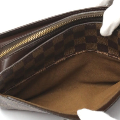 Louis Vuitton Business Bag N51993 Damier Canvas Brown Clutch Bag Damier Ebene Saint Louis Mens