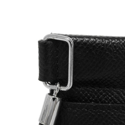 Martin Margiela Shoulder Bag Sa1Vz0002 Grainy Calf Leather Black 4Stitch Smartphone Pouch