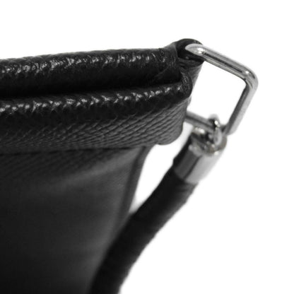 Martin Margiela Shoulder Bag Sa1Vz0002 Grainy Calf Leather Black 4Stitch Smartphone Pouch