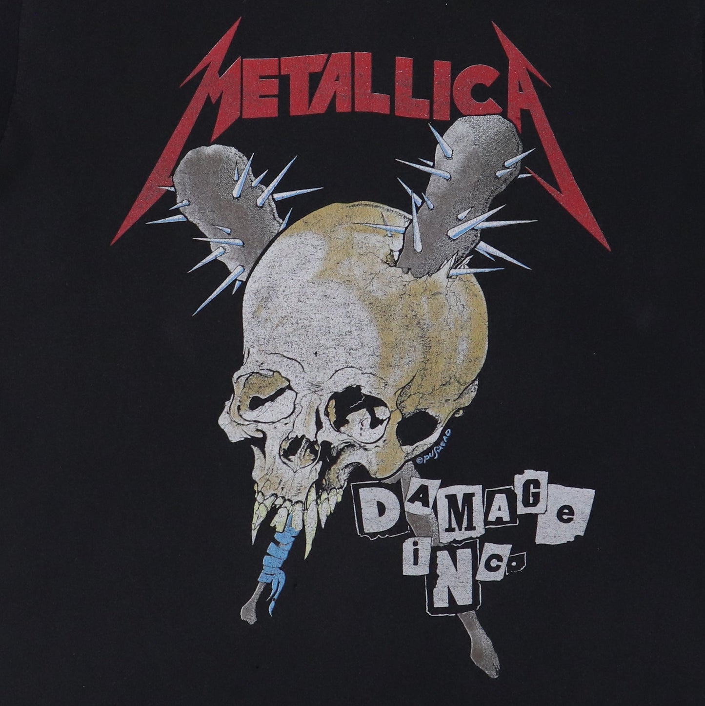1980S Metallica Damage Inc Tour Shirt