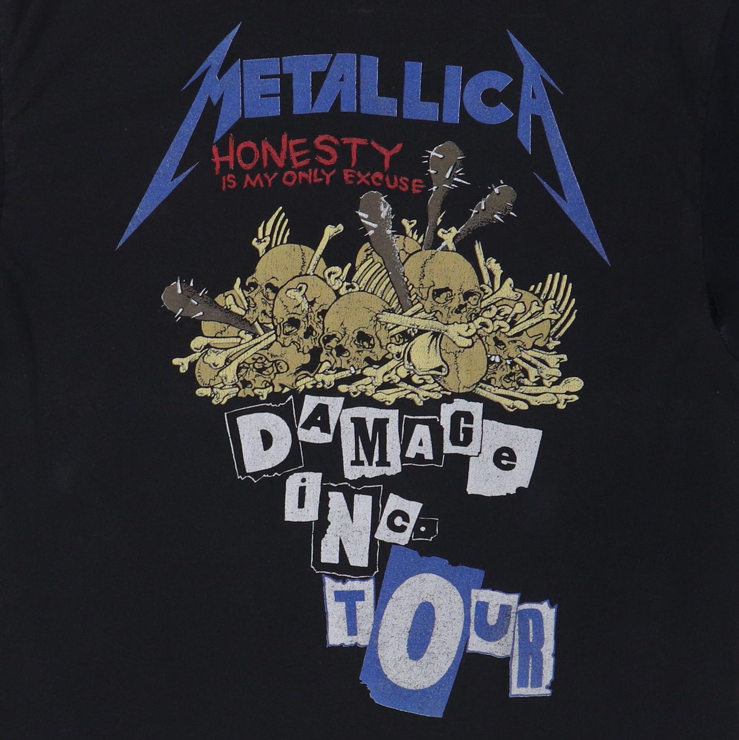 1980S Metallica Damage Inc Tour Shirt