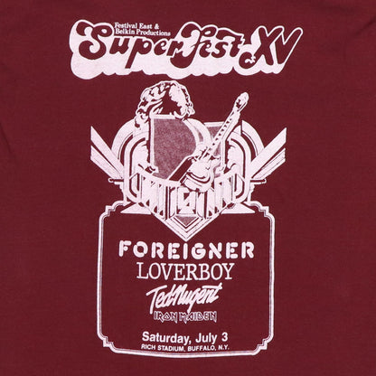 1982 Superfest Iron Maiden Concert Shirt