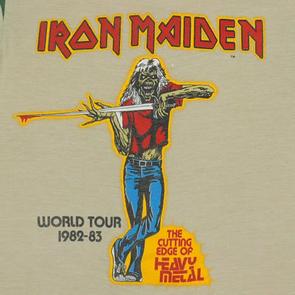 1982 Iron Maiden World Tour Camo Shirt