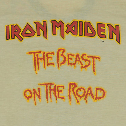 1982 Iron Maiden World Tour Camo Shirt