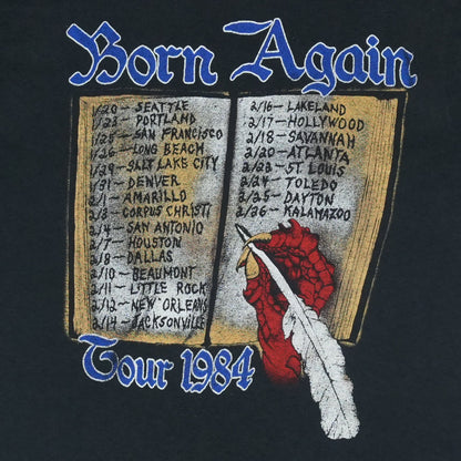 1984 Black Sabbath Born Again Tour Shirt