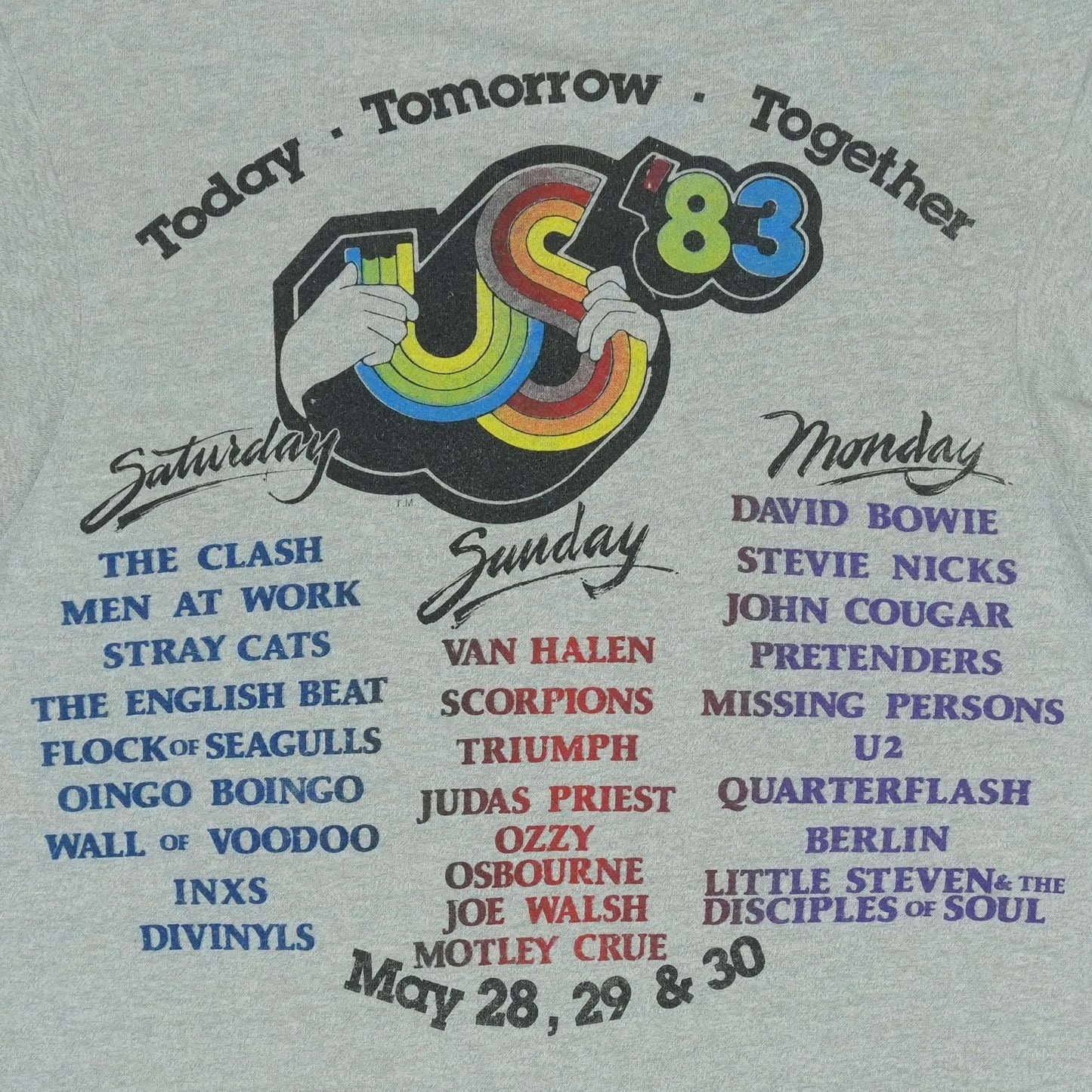 1983 Us Festival Concert Shirt