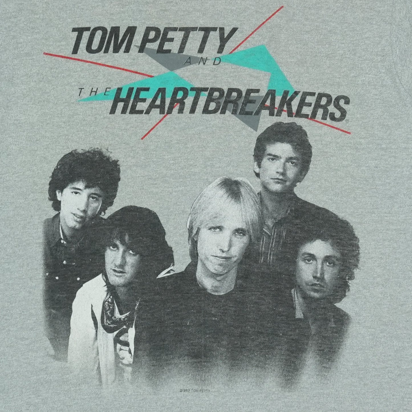 1983 Tom Petty Long After Dark Tour Shirt