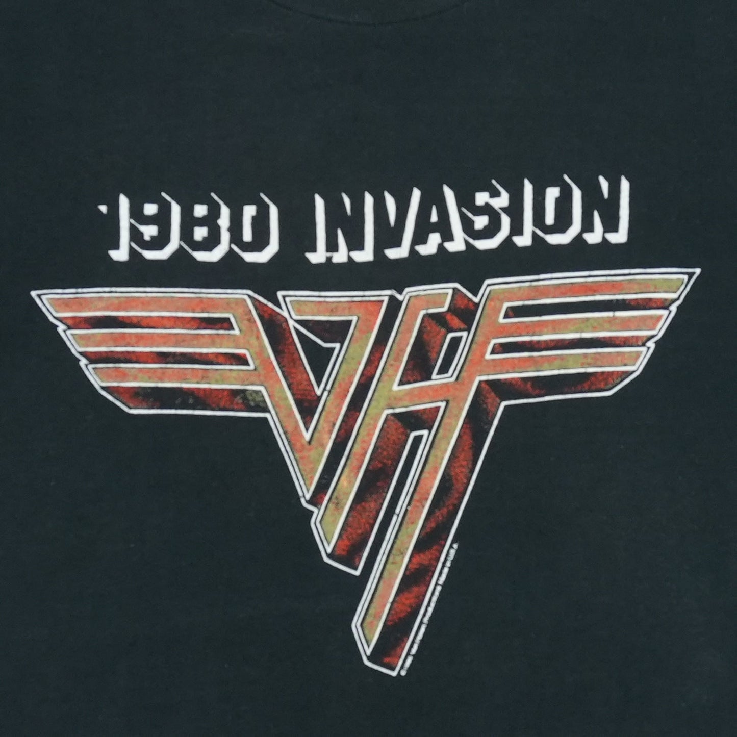1980S Van Halen Invasion Tour Shirt