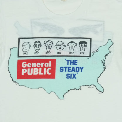 1985 General Public The Steady Six Tour Shirt