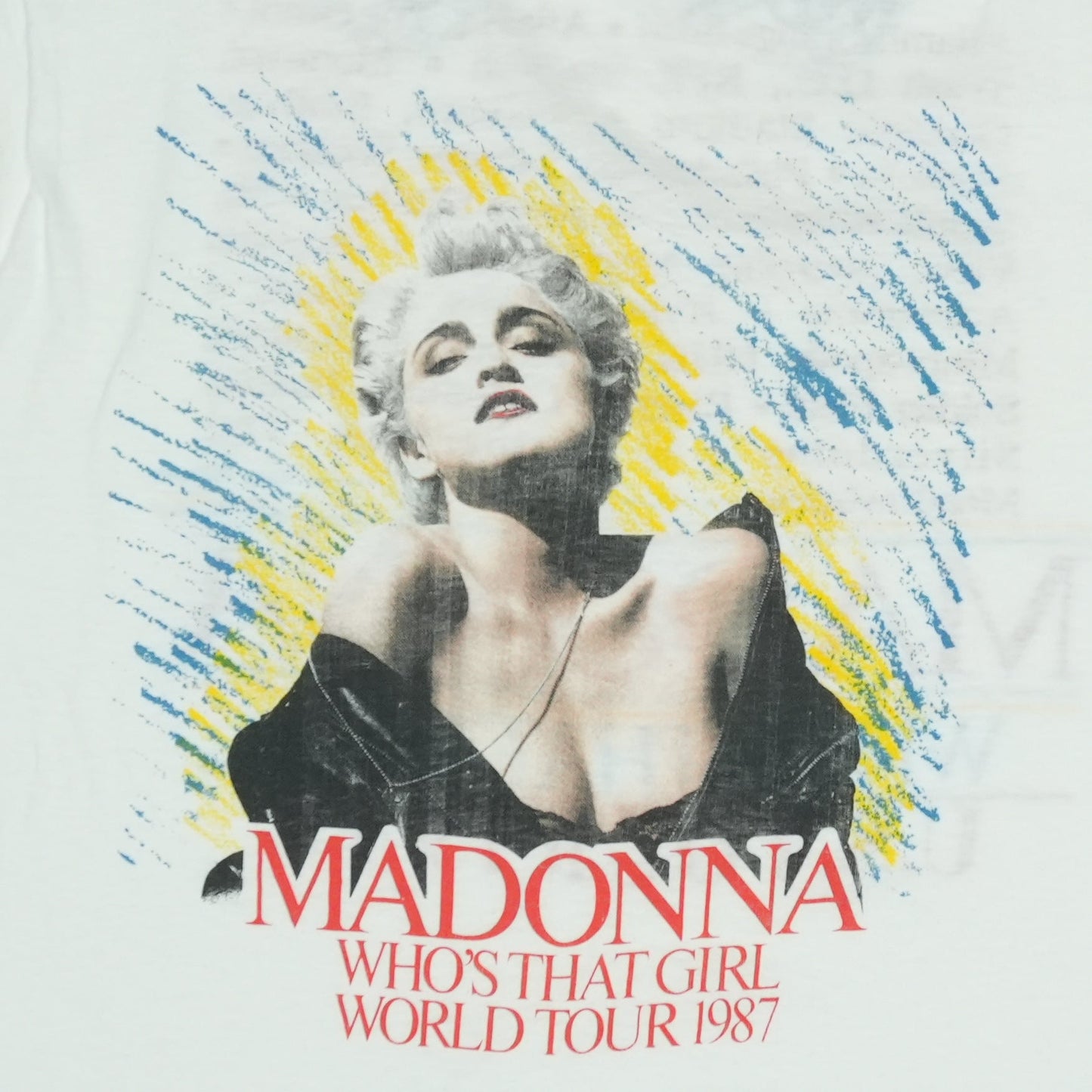 1987 Madonna Who'S That Girl Tour Shirt