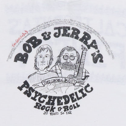 1985 Grateful Dead Bob & Jerry'S Psychedelic Rock Shirt