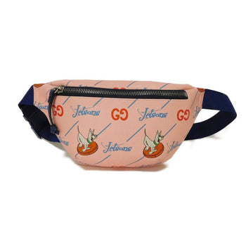 Gucci Sling Bag 502095 Facak 4957 Pvc Canvas Pink Chilled License The Jetsons Waist Pouch