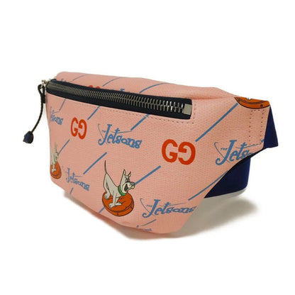 Gucci Sling Bag 502095 Facak 4957 Pvc Canvas Pink Chilled License The Jetsons Waist Pouch