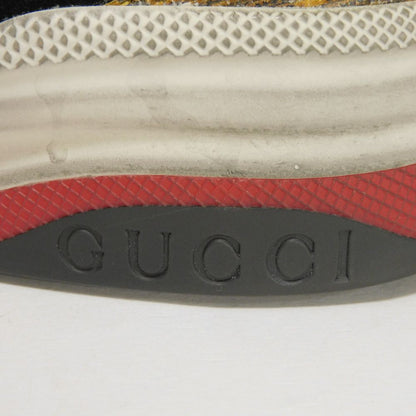 Gucci Sneakers 592345 1Lh10 7665 Calf Leather X Suede Multicolor G Logo Ultrapace Yellow Daeju