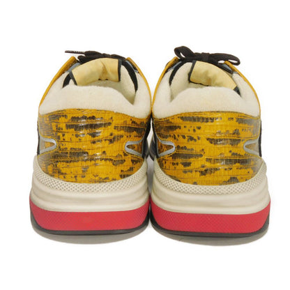 Gucci Sneakers 592345 1Lh10 7665 Calf Leather X Suede Multicolor G Logo Ultrapace Yellow Daeju