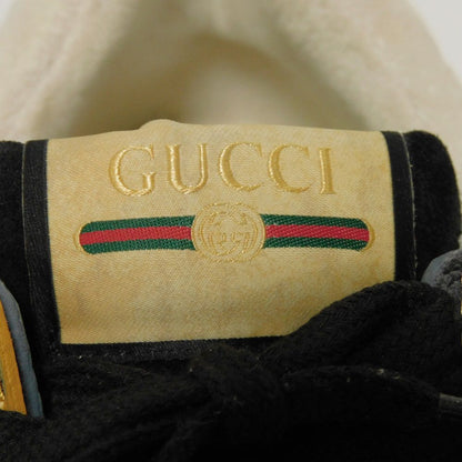 Gucci Sneakers 592345 1Lh10 7665 Calf Leather X Suede Multicolor G Logo Ultrapace Yellow Daeju
