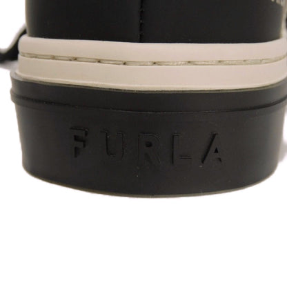 Furla Sneakers Yf42Fjo Smooth Calf Leather (Rubberized) Black Joy Lace-Up