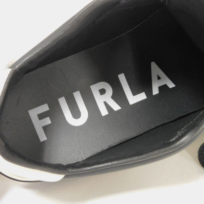 Furla Sneakers Yf42Fjo Smooth Calf Leather (Rubberized) Black Joy Lace-Up