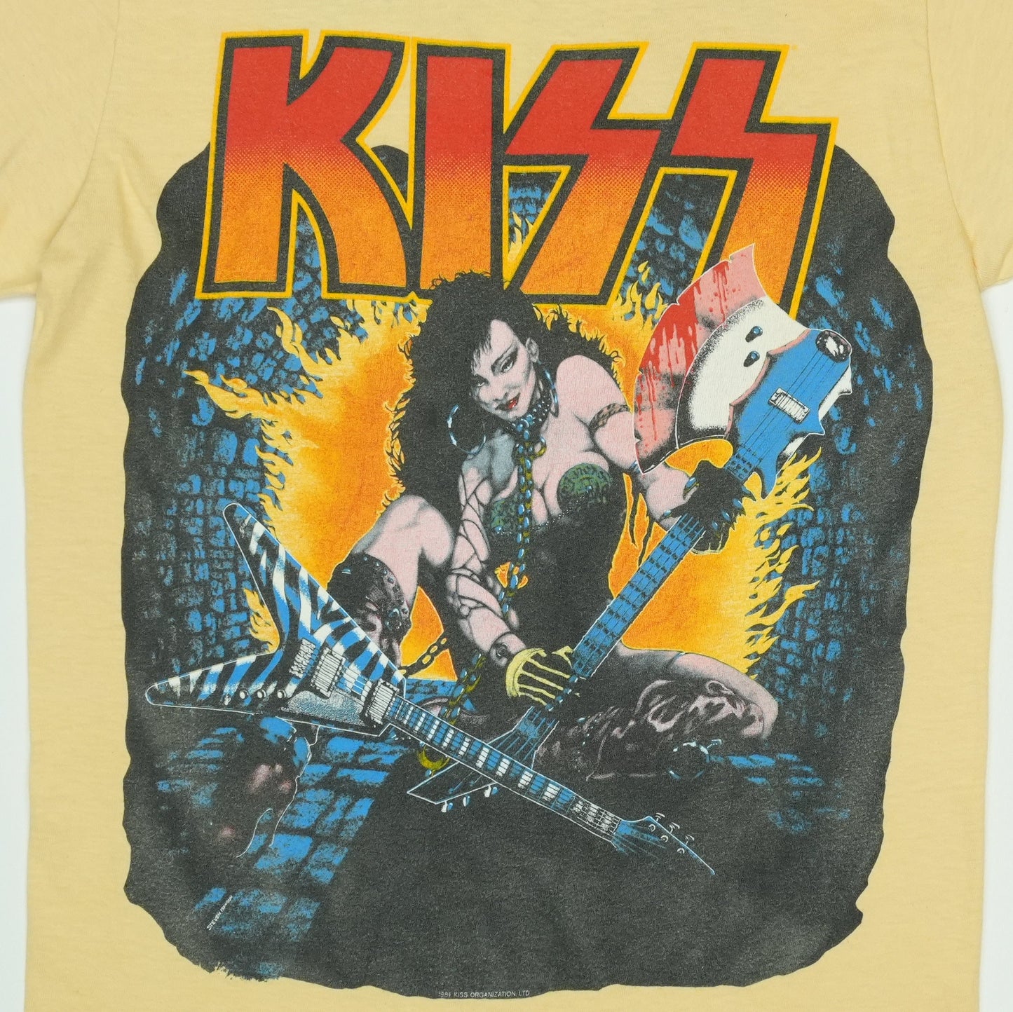 1984 Kiss Rocks Texas Shirt