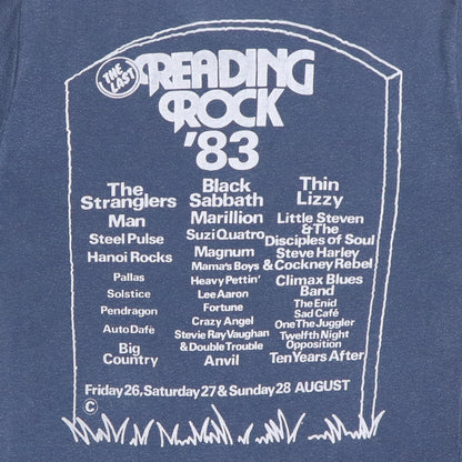 1983 Reading Rock Phil Lynott Ian Gillan Concert Shirt