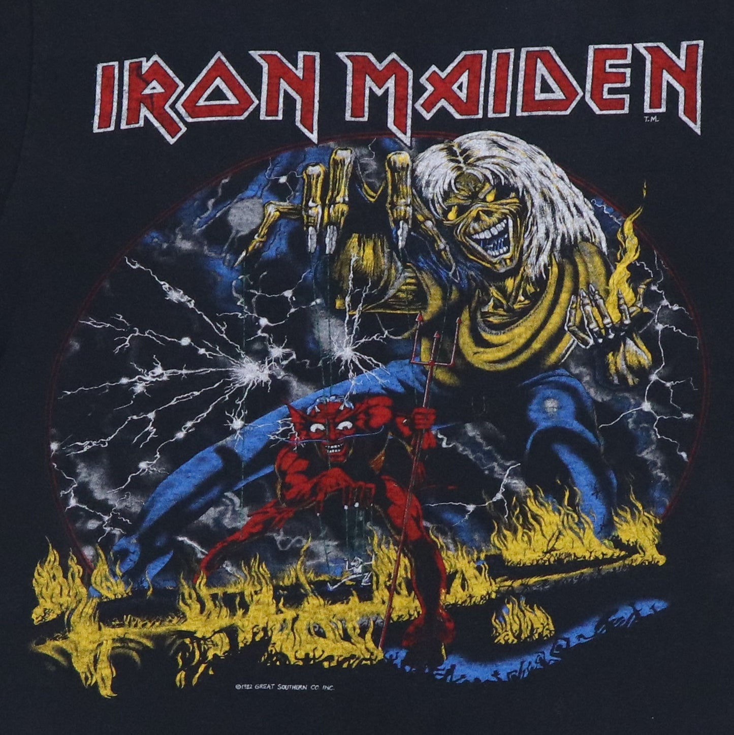 1982 Iron Maiden Number Of The Beast Shirt
