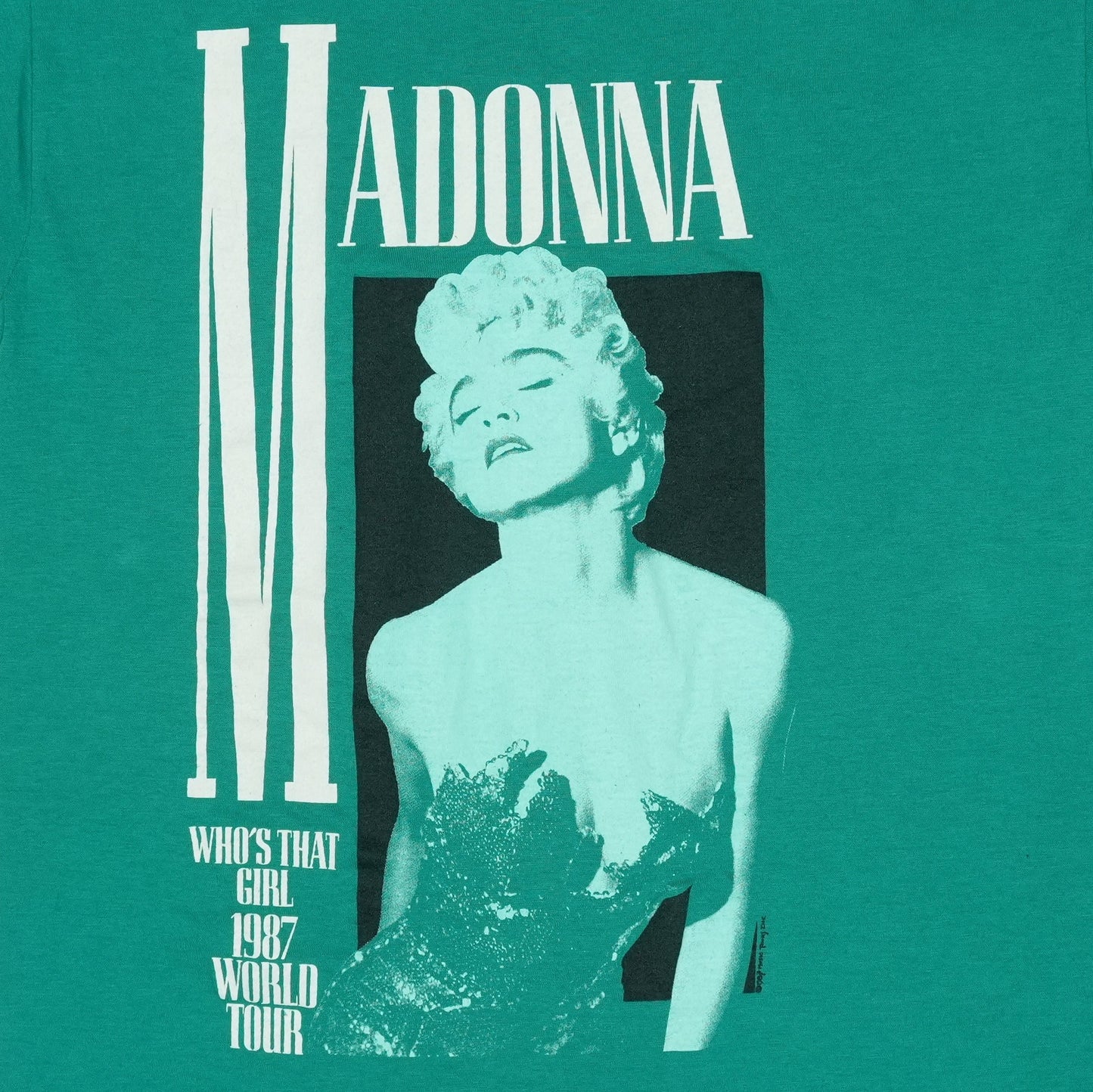 1987 Madonna Who'S That Girl Tour Shirt