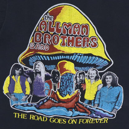 1970S Allman Brothers Road Goes On Forever Shirt