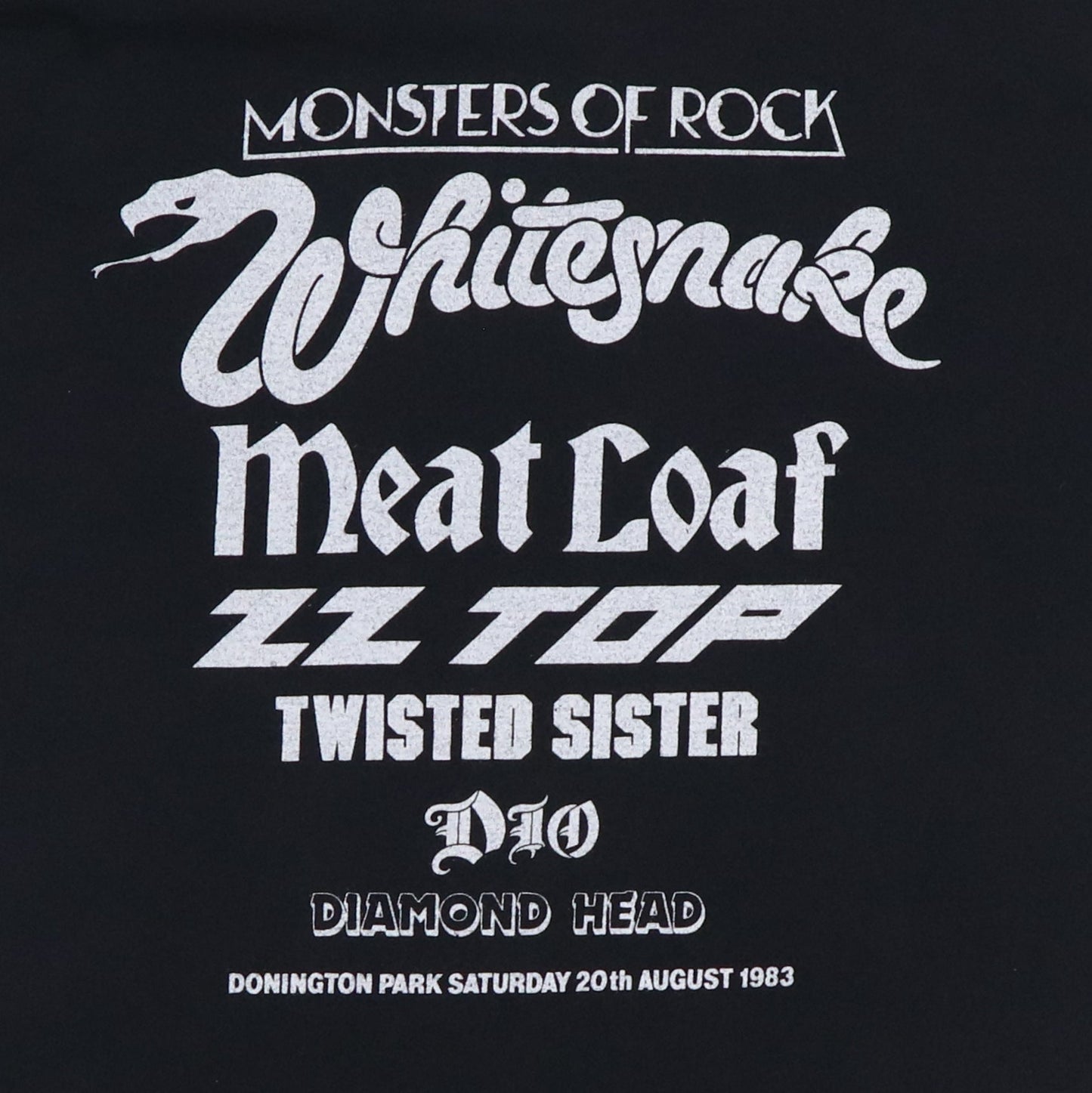 1983 Monsters Of Rock Donnington Concert Shirt