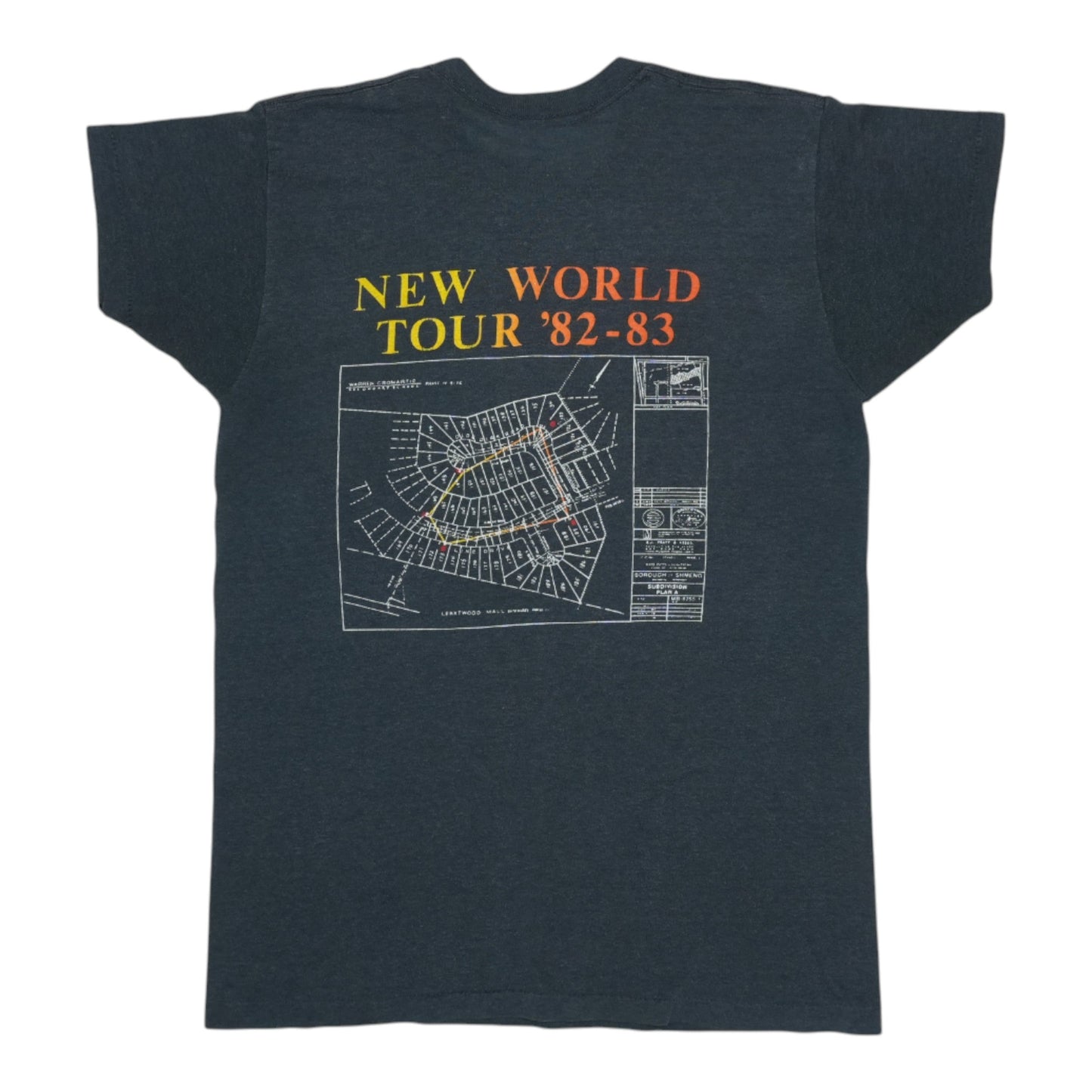 1982 Rush Signals Tour Shirt