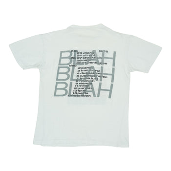 1986 Iggy Pop Blah Blah Blah Tour Shirt