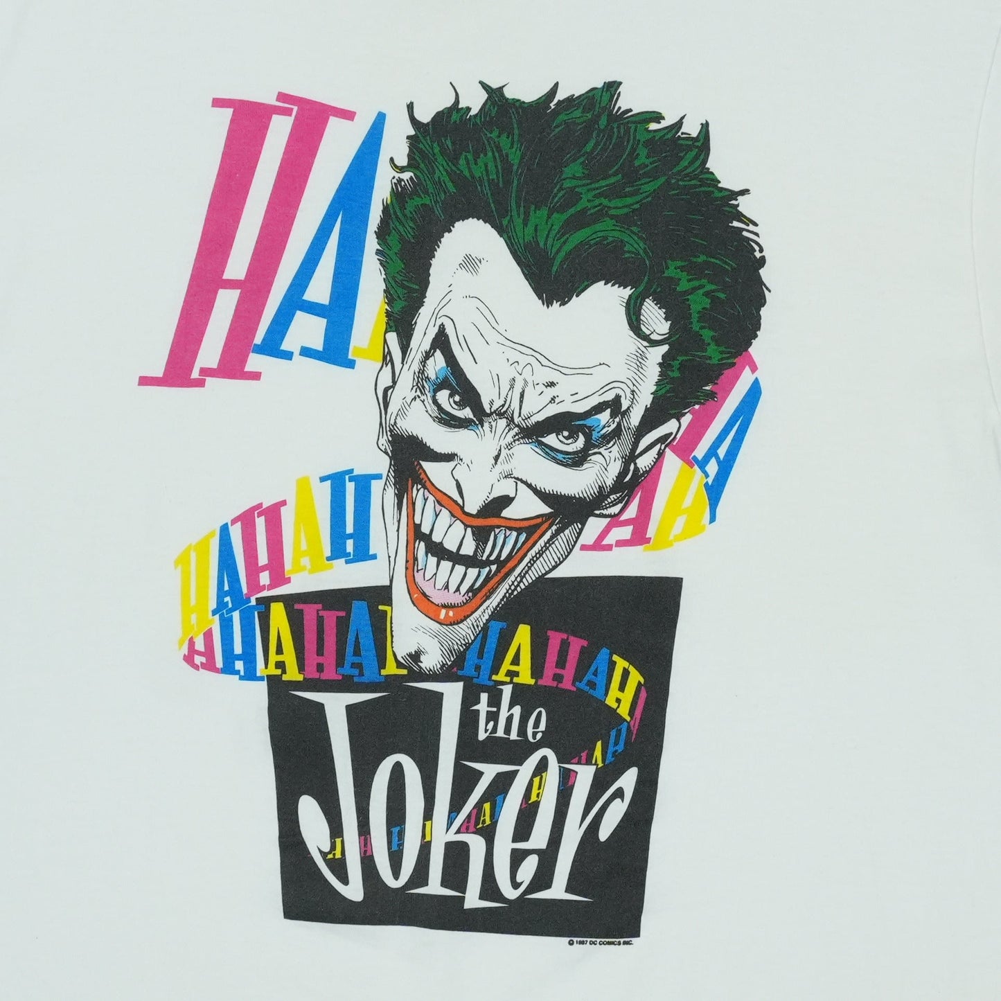 1987 The Joker Hahaha Dc Comics Graphitti Shirt