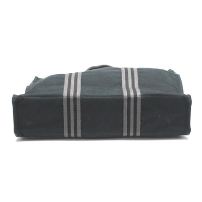 Hermes Tote Bag Cotton Black Tote Bag Fool Toemm Her Line Women(Unisex)
