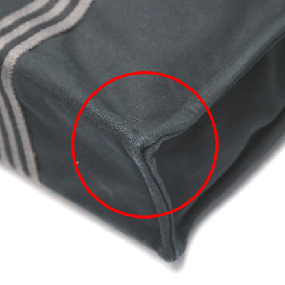 Hermes Tote Bag Cotton Black Tote Bag Fool Toemm Her Line Women(Unisex)
