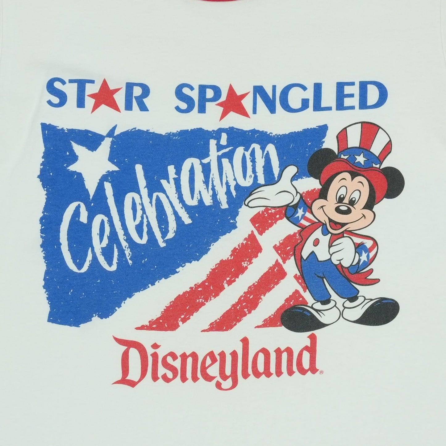 1980S Mickey Mouse Disney Star Spangled Celebration Shirt