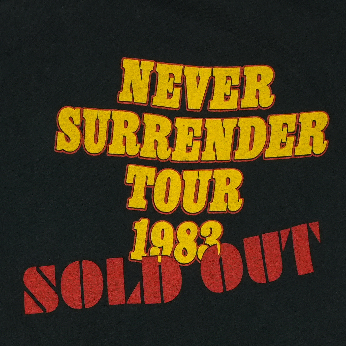 1983 Triumph Never Surrender Tour Sleeveless Shirt
