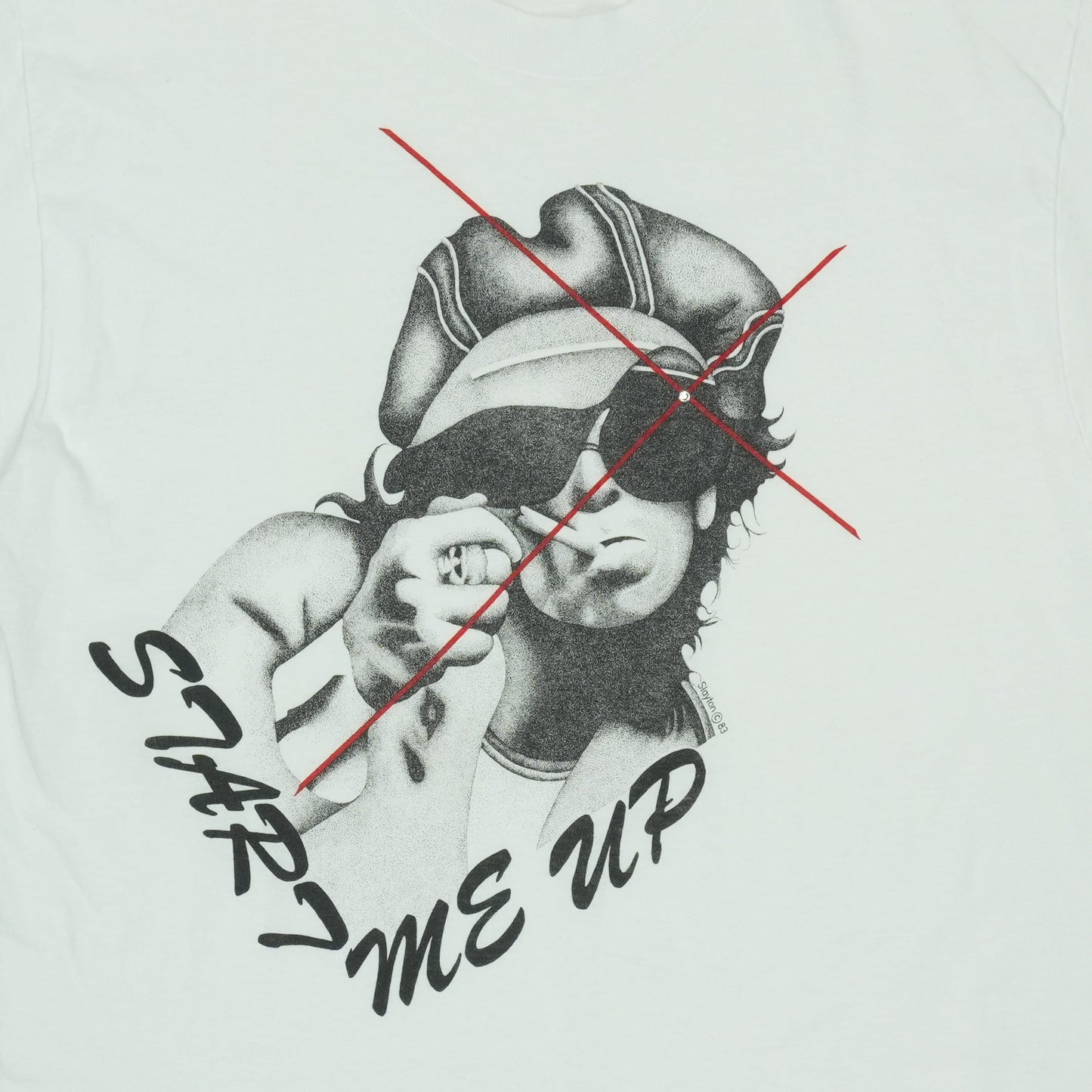 1983 Keith Richards Start Me Up Slayton Shirt