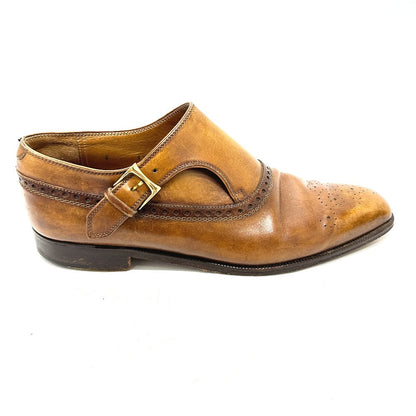 Berluti Dress Shoes Leather Brown Side Single 6