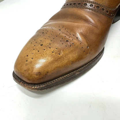Berluti Dress Shoes Leather Brown Side Single 6