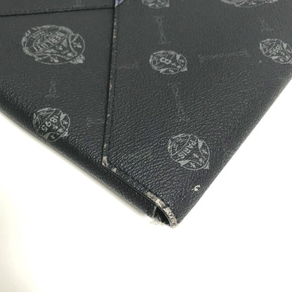 Berluti Clutch Bag Leather Black Logo Mens
