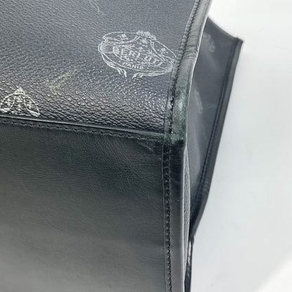 Berluti Tote Bag Canvas / Leather Black Ulysse Small Mens