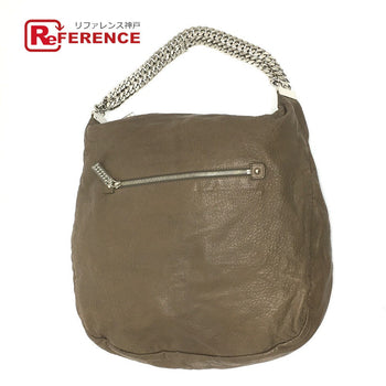 Christian Louboutin Shoulder Bag Leather Brown Shoulder Women