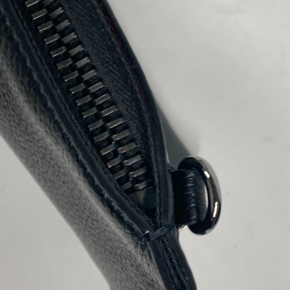 Christian Louboutin Shoulder Bag Leather Black Crossbody Logo Sky Sky Mens