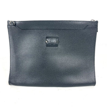 Christian Louboutin Shoulder Bag Leather Black Crossbody Logo Sky Sky Mens