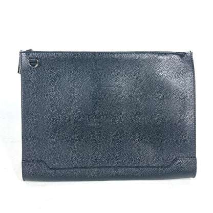 Christian Louboutin Shoulder Bag Leather Black Crossbody Logo Sky Sky Mens