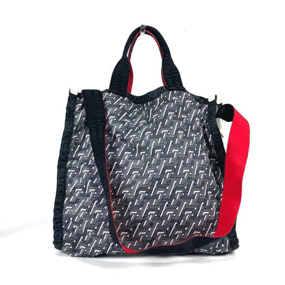 Christian Louboutin Shoulder Bag Nylon Red Logo Unisex(Unisex)