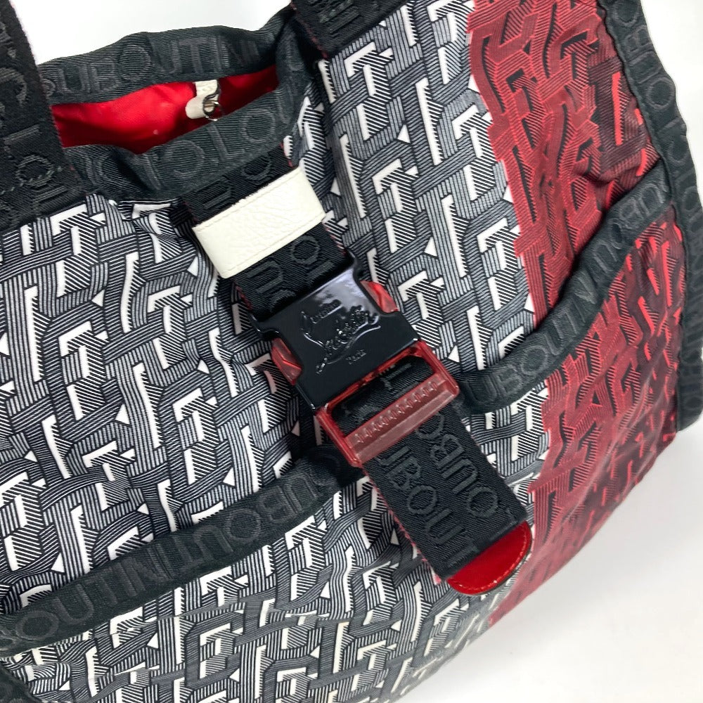 Christian Louboutin Shoulder Bag Nylon Red Logo Unisex(Unisex)